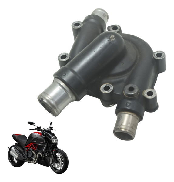 Tampa Bomba Água C/ Detalhes Ducati Diavel Carbon 11-14 Orig
