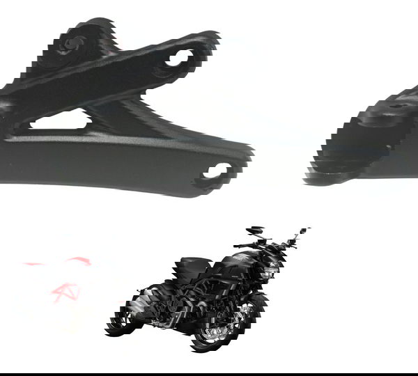 Suporte Pedaleira Diant Esq Ducati Diavel Carbon 11-14 Orig