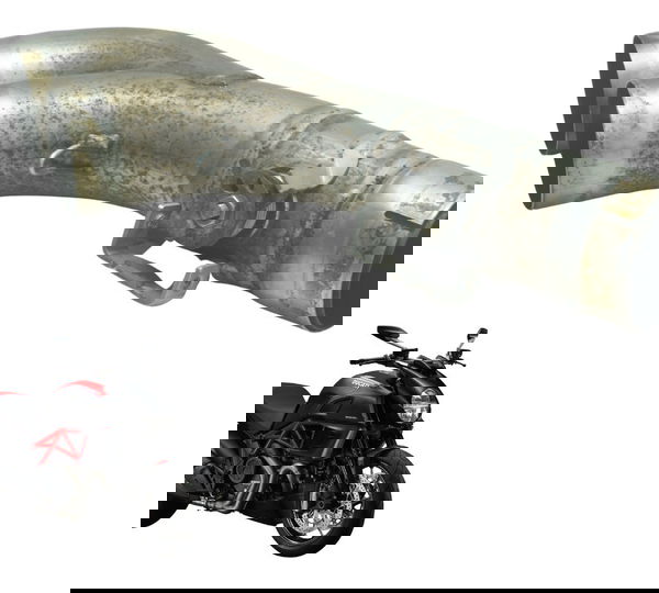 Curva Escape Ducati Diavel Carbon 11-14 Original