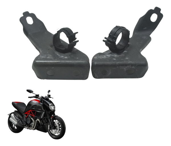 Par Suporte Filtro Ar Ducati Diavel Carbon 11-14 Original