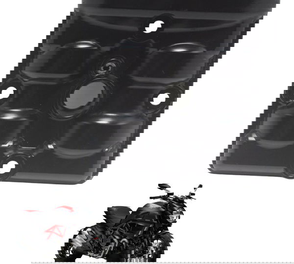 Tampa Cabeçote Dianteiro Ducati Diavel Carbon 11-14 Original