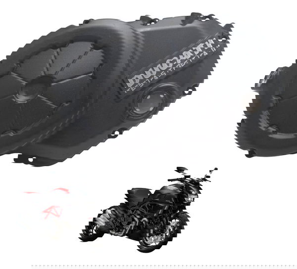 Tampa Embreagem Motor Dir Ducati Diavel Carbon 11-14 Orig