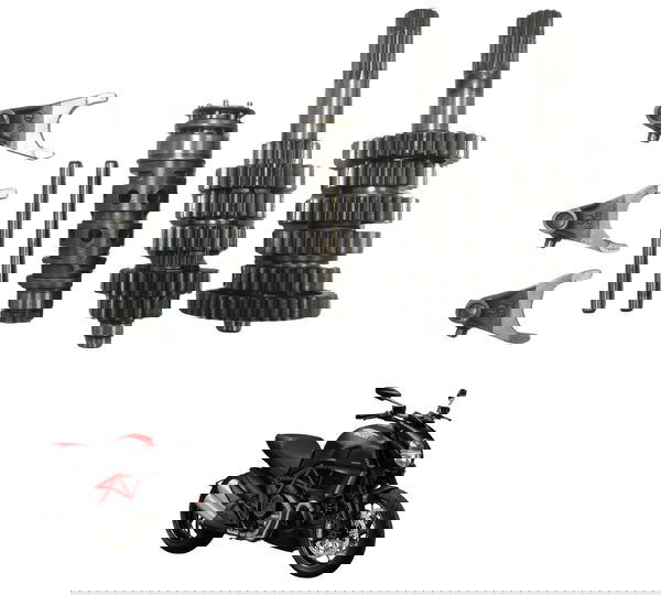 Caixa Marcha Câmbio Ducati Diavel Carbon 11-14 Original