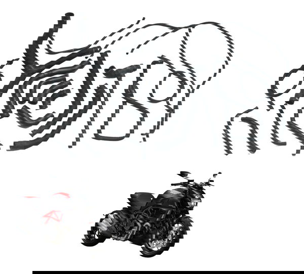 Kit Mangueiras Ducati Diavel Carbon 11-14 Original