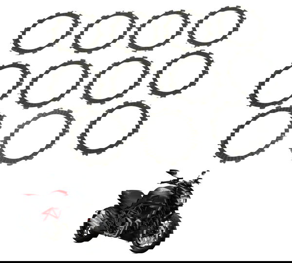 Jogo Discos Embreagem Ducati Diavel Carbon 11-14 Original