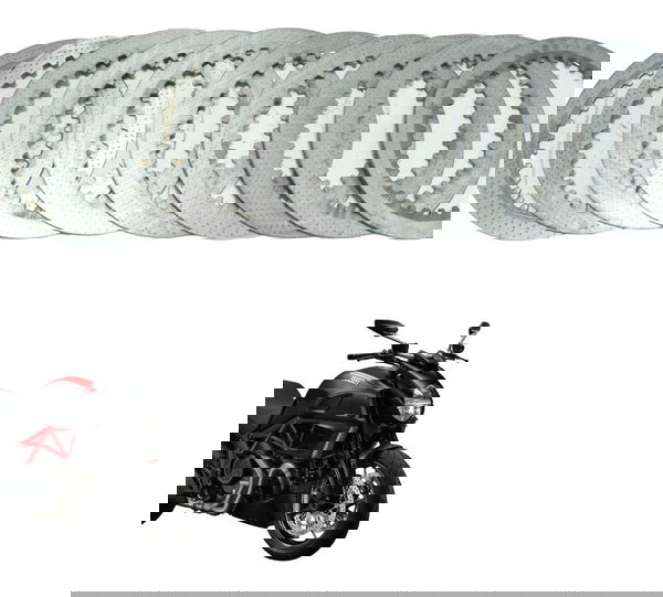 Jogo Discos Separador Embreagem Ducati Diavel Carbon 11-14