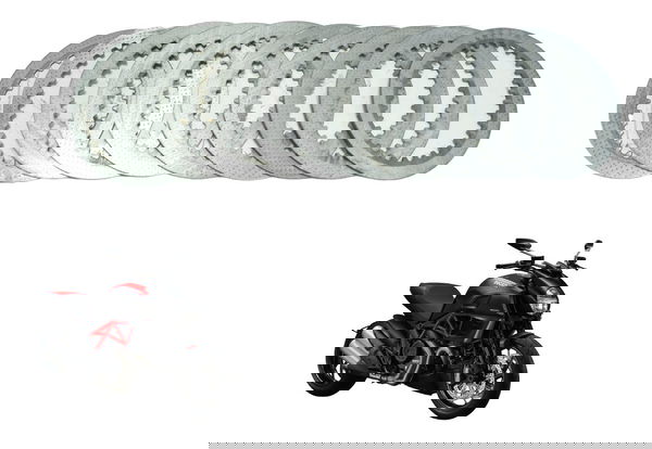 Jogo Discos Separador Embreagem Ducati Diavel Carbon 11-14