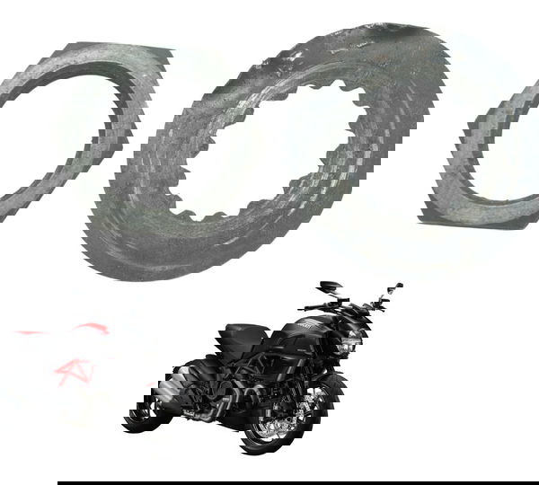 Porca Trava Pinhão C/ Detal Ducati Diavel Carbon 11-14 Orig