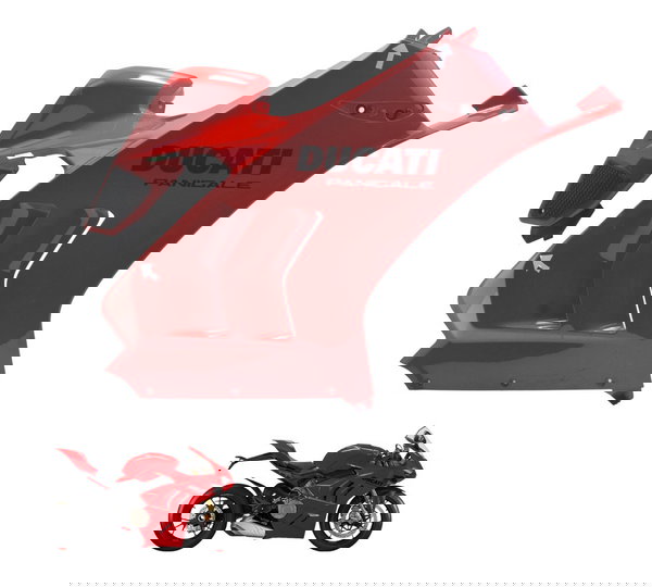 Carenagem Direita C/ Detalhes Ducati Panigale V4s 19-24 Orig