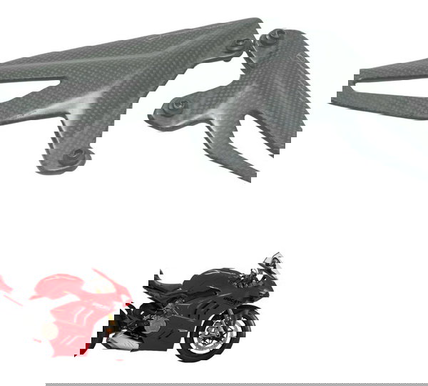 Par Protetor Pedaleira Carbon Ducati Panigale V4s 19-24 Orig