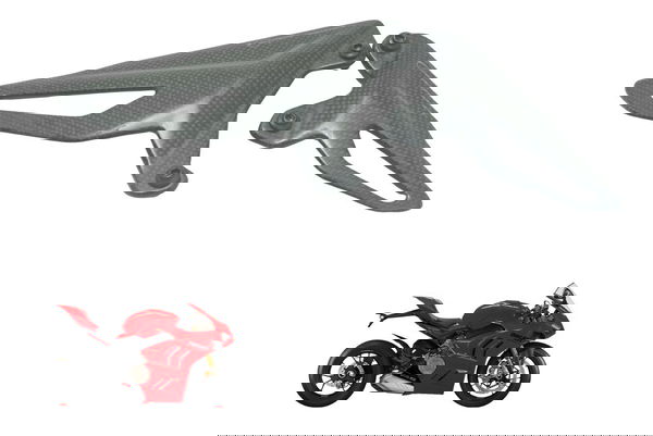 Par Protetor Pedaleira Carbon Ducati Panigale V4s 19-24 Orig