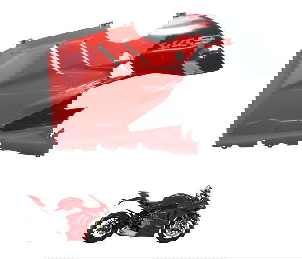 Carenagem Inferior Esq C/ Avaria Ducati Panigale V4s 19-24