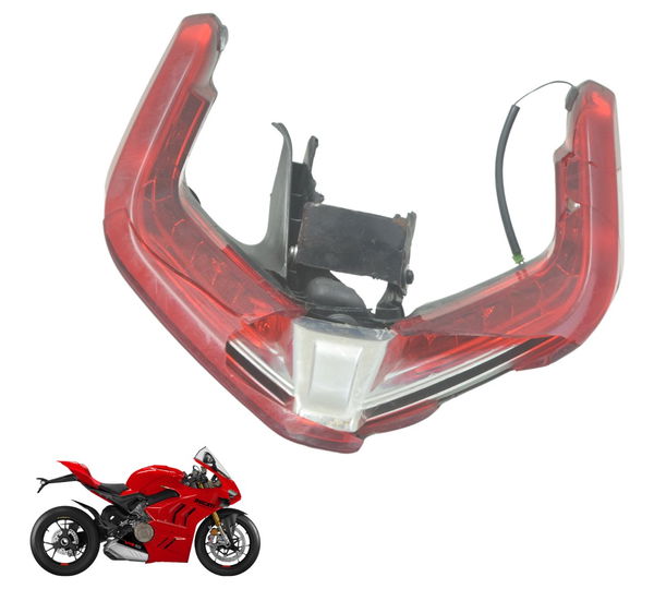 Lanterna Traseira C/ Avaria Ducati Panigale V4s 19-24 Orig Ambos Lados Vermelho
