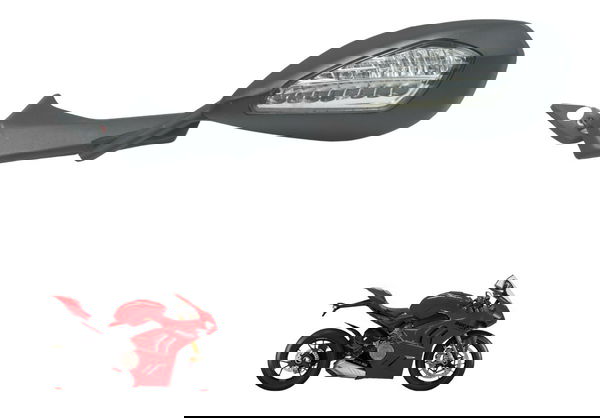 Espelho Retrovisor Esq C/ Avaria Ducati Panigale V4s 19-24