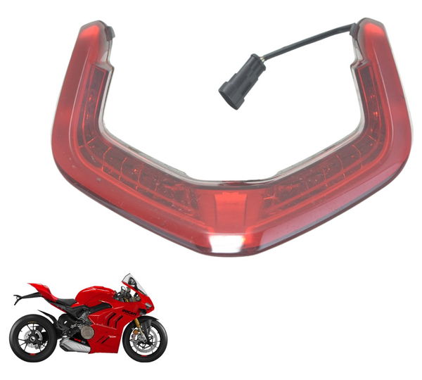 Lanterna Traseira C/ Detalhes Ducati Panigale V4s 19-24 Orig Ambos Lados Vermelho