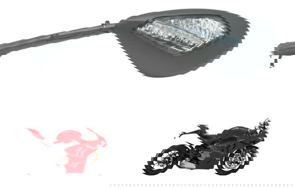 Espelho Retrovisor Esq C/ Avaria Ducati Panigale V4s 19-24