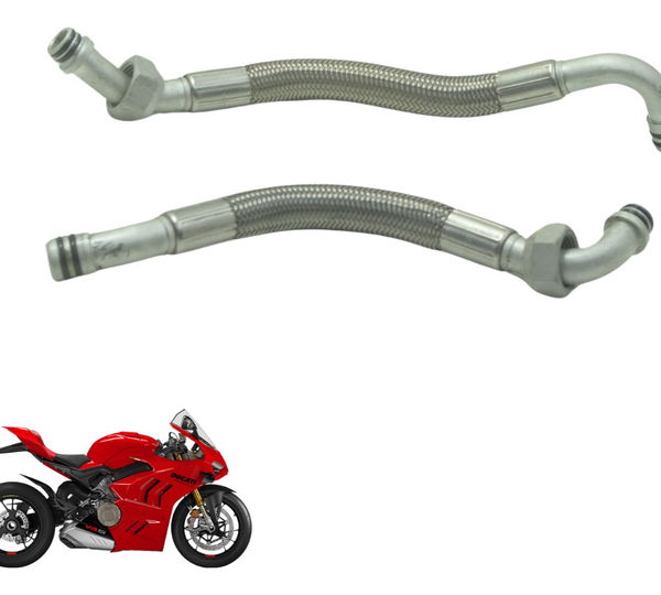 Par Mangueira Óleo Ducati Panigale V4s 19-24 Original