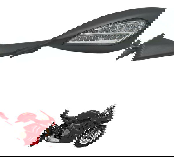 Espelho Retrovisor Esq C/ Avaria Ducati Panigale V4s 19-24