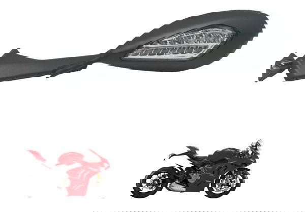 Espelho Retrovisor Esq C/ Avaria Ducati Panigale V4s 19-24