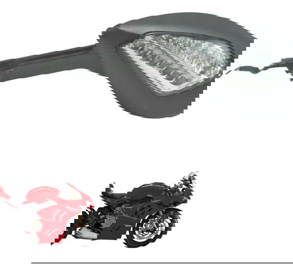 Espelho Retrovisor Esq C/ Avaria Ducati Panigale V4s 19-24