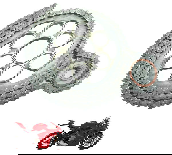 Kit Relação Ducati Panigale V4s 19-24 Original Cinza