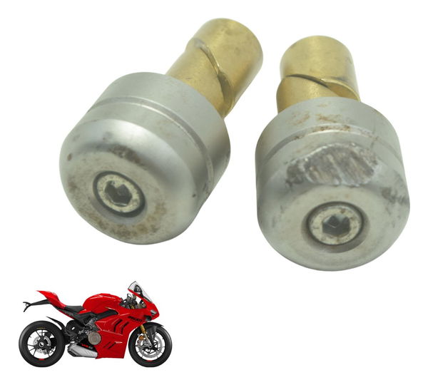 Par Peso Guidão C/ Detalhes Ducati Panigale V4s 19-24 Orig