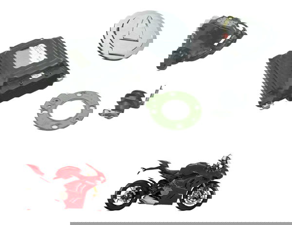 Kit Chave Ignição Modulo Code Ducati Panigale V4s 19-24 Orig