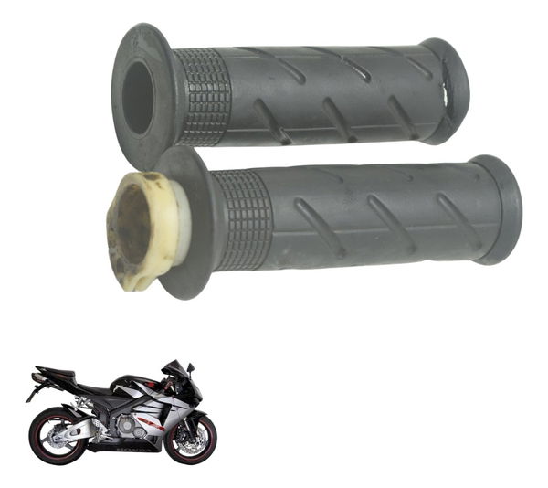 Par Manopla C/ Detalhes Honda Cbr 600 Rr 05-06 Original