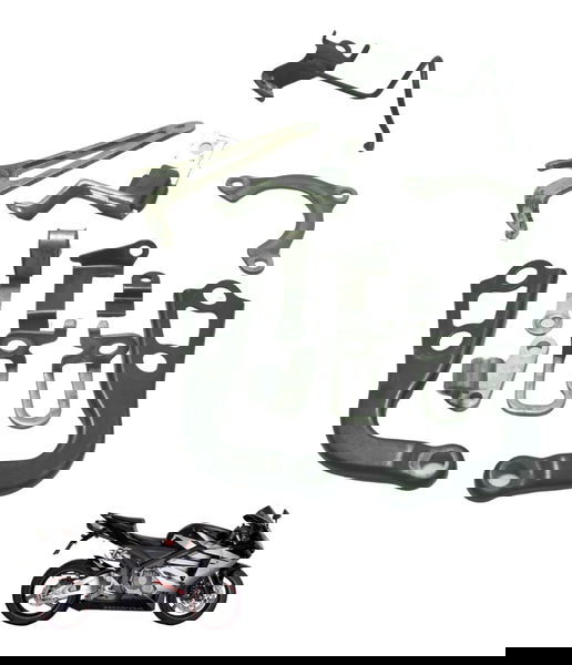 Kit Suporte Diversos Honda Cbr 600 Rr 05-06 Original