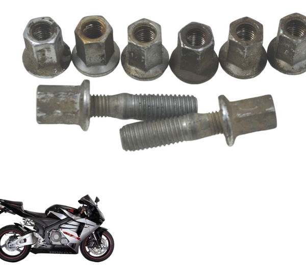 Jogo Porca Escape Honda Cbr 600 Rr 05-06 Original