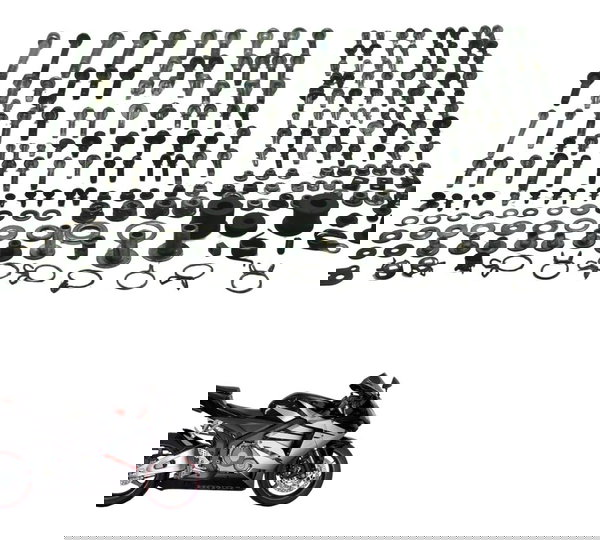 Kit Parafusos Diversos Honda Cbr 600 Rr 05-06 Original