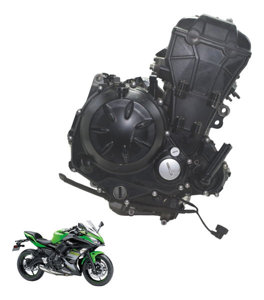 Motor Compl Nfe Baixa Base Troca Kawasaki Ninja 650 R 17-22