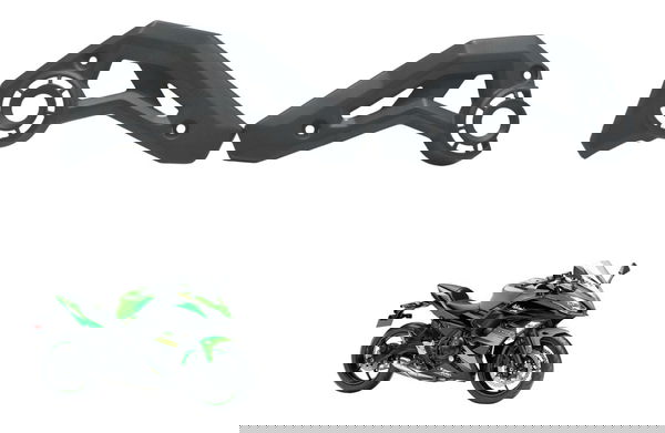 Par Tampa Acabamento Chassis Kawasaki Ninja 650 R 17-22 Orig