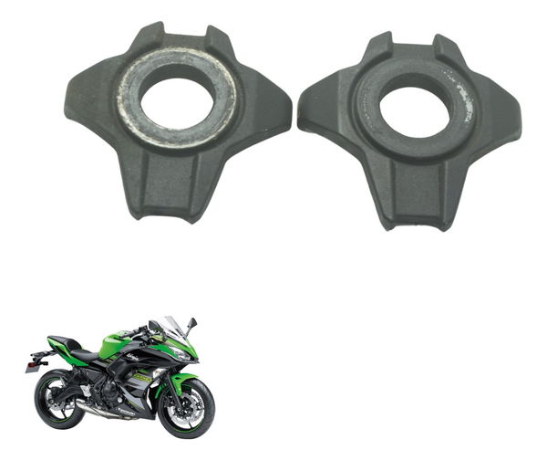 Par Acabamento Esticador Corrente Kawasaki Ninja 650 R 17-22