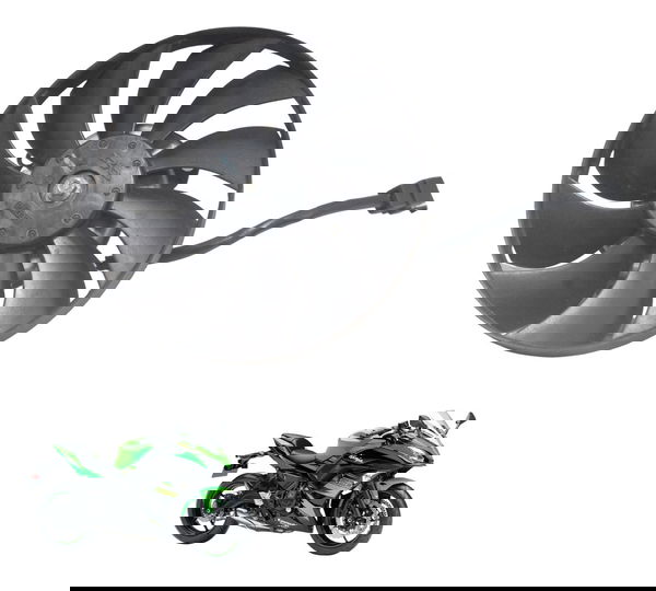 Ventoinha Radiador C/ Avaria Kawasaki Ninja 650 R 17-22 Orig