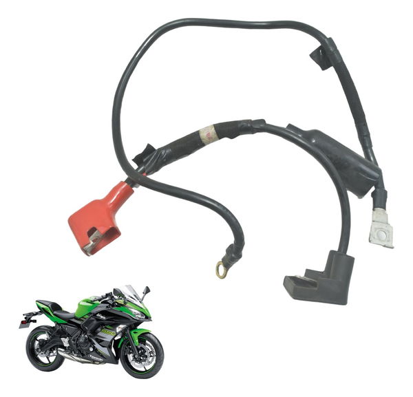Cabo +/- Bateria Kawasaki Ninja 650 R 17-22 Original