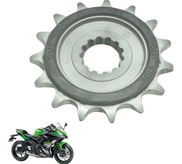 Pinhão 15 Dentes Kawasaki Ninja 650 R 17-22 Original