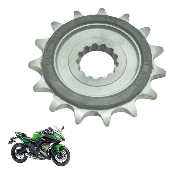 Pinhão 15 Dentes Kawasaki Ninja 650 R 17-22 Original