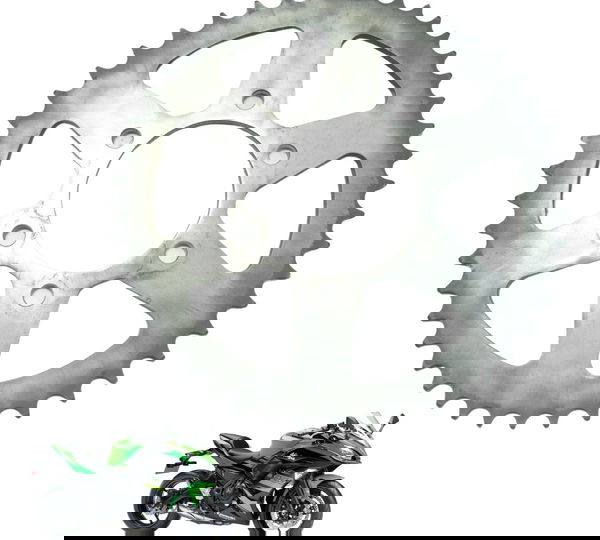 Coroa 46 Dentes Kawasaki Ninja 650 R 17-22 Original Cinza