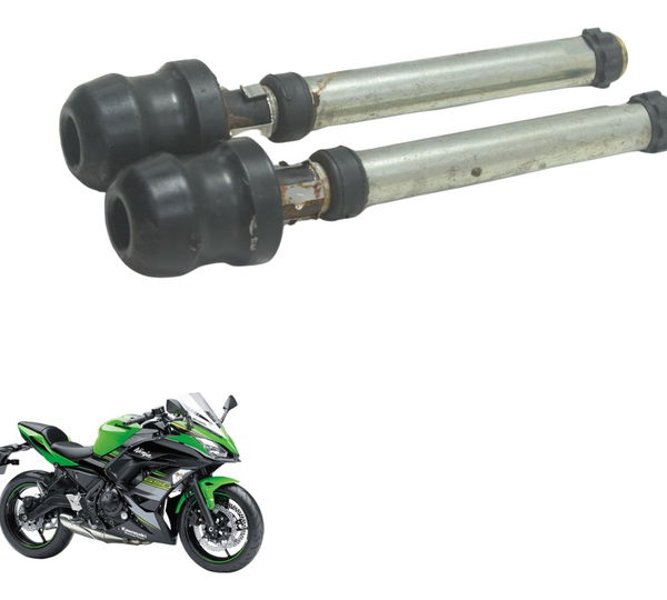 Par Peso Guidão C/ Detalhes Kawasaki Ninja 650 R 17-22 Orig