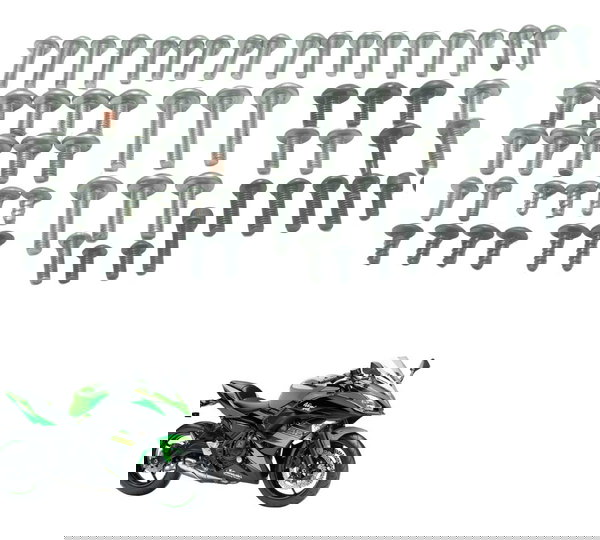 Kit Parafuso Carenagem Kawasaki Ninja 650 R 17-22 Original