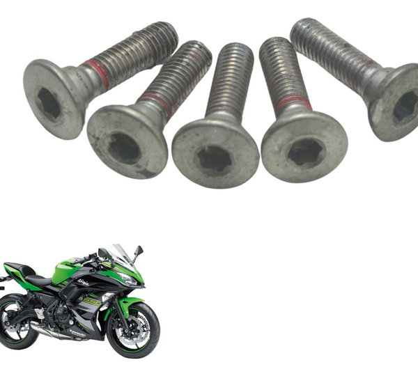 Jogo Parafusos Disco Diant Kawasaki Ninja 650 R 17-22 Orig