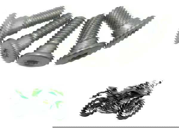 Jogo Parafusos Bacalhau Dianteiro Kawasaki Ninja 650 R 17-22