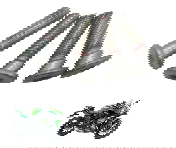 Jogo Parafuso Disco Traseiro Kawasaki Ninja 650 R 17-22 Orig