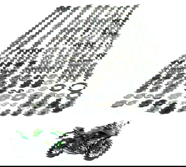 Kit Parafusos Diversos Kawasaki Ninja 650 R 17-22 Original