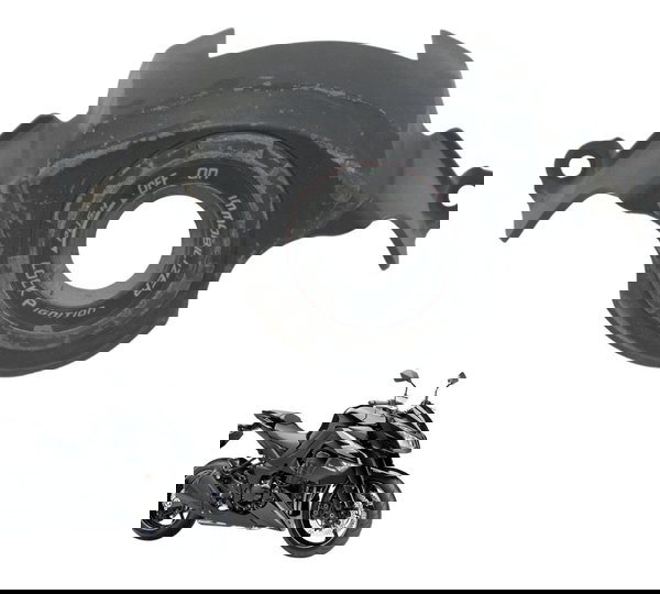 Acabamento Chave Ignição C/ Detal Kawasaki Z 1000 10-14 Orig