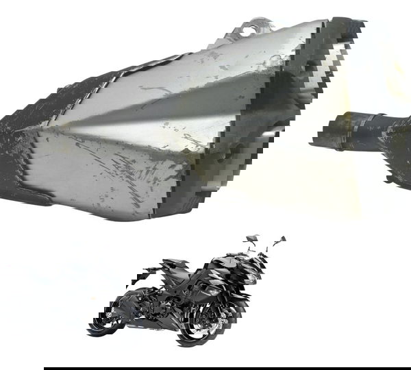 Ponteira Escape Esq C/ Avaria Kawasaki Z 1000 10-14 Original