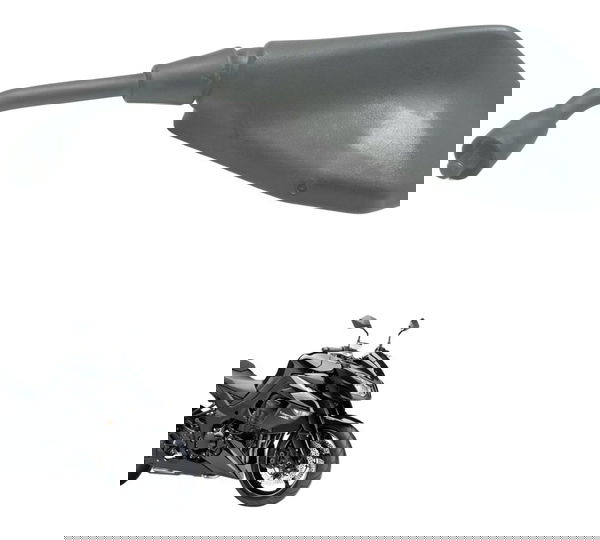 Espelho Retrovisor Esq C/ Det Paralelo Kawasaki Z 1000 10-14