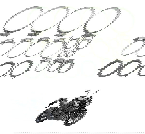Kit Abraçadeiras Kawasaki Z 1000 10-14 Original