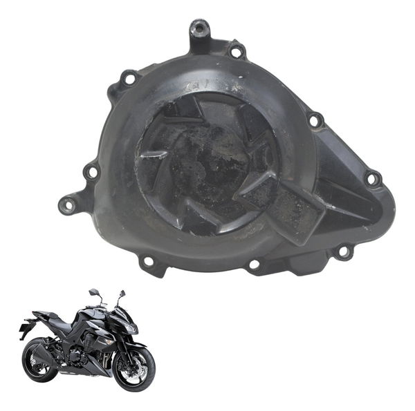 Tampa Estator Motor Esq C/ Detalh Kawasaki Z 1000 10-14 Orig